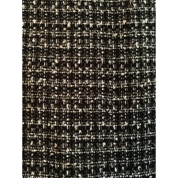 KASPER Womens' Vintage Black & White Boucle Tweed A-Line Pencil Skirt Sz 16 - Picture 3 of 6